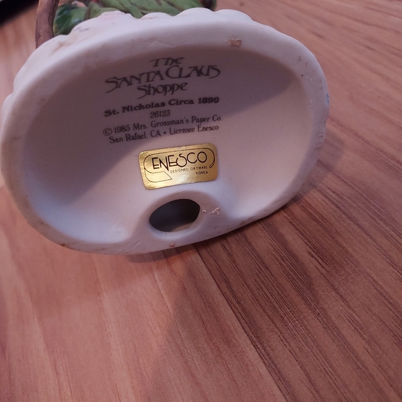 ENESCO The Santa Claus Shoppe St Nicholas Circa 1890 Mrs Grossmans Paper Co 1985 - Picture 8 of 8